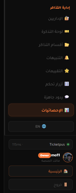 لوحة التحكم